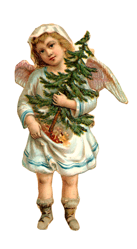 Transparent Angel Christmas Day Christmas Ornament Figurine for Christmas