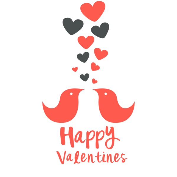Transparent Valentines Day Logo Love Text for Valentines Day