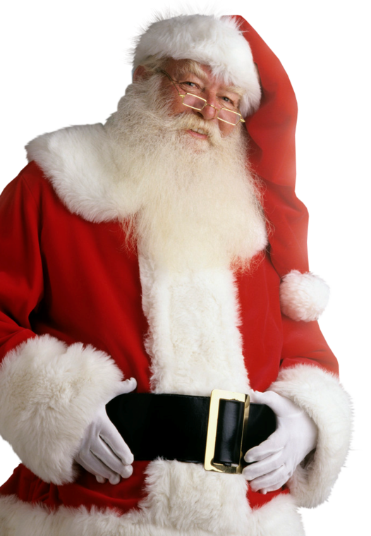 Transparent Santa Claus Mrs Claus Krampus Fur for Christmas