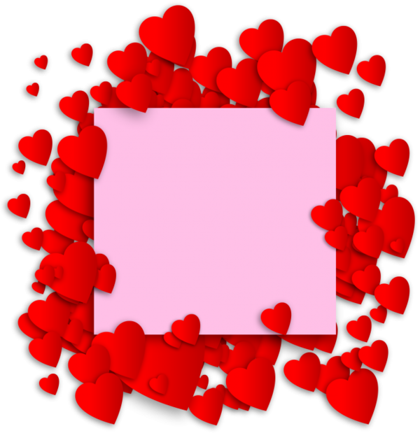 Transparent Valentines Day Heart Love Red for Valentines Day