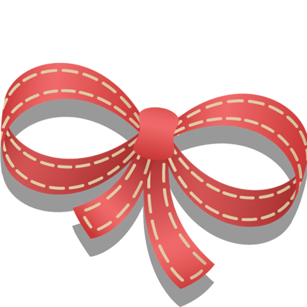Transparent Valentines Day Shoelace Knot Ribbon Red for Valentines Day