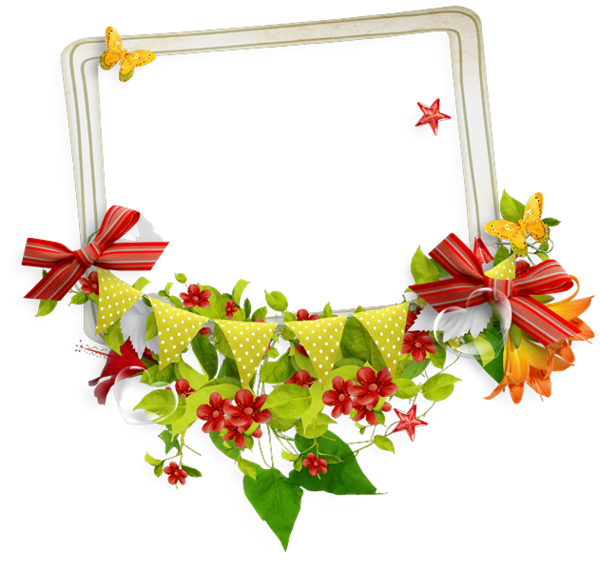 Transparent Picture Frames Computer Network Text Flower Christmas Decoration for Christmas