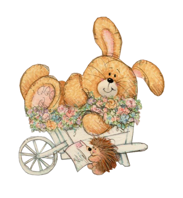 Transparent Rabbit Easter Bunny Clip Art Christmas Basket Easter for Easter