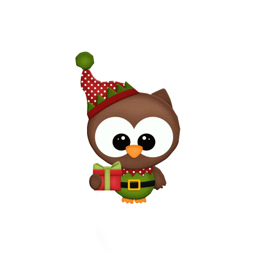 Transparent Owl Santa Claus Christmas Day Cartoon for Christmas