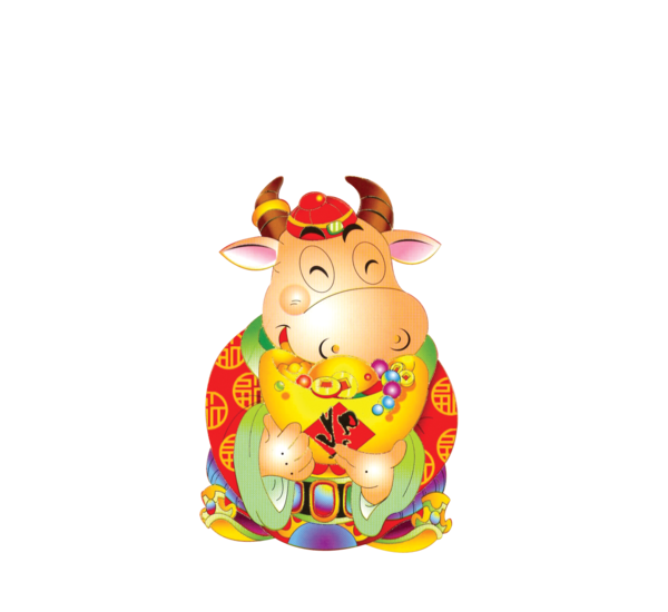 Transparent Chinese New Year Lantern Festival Pixel Reindeer Toy for New Year