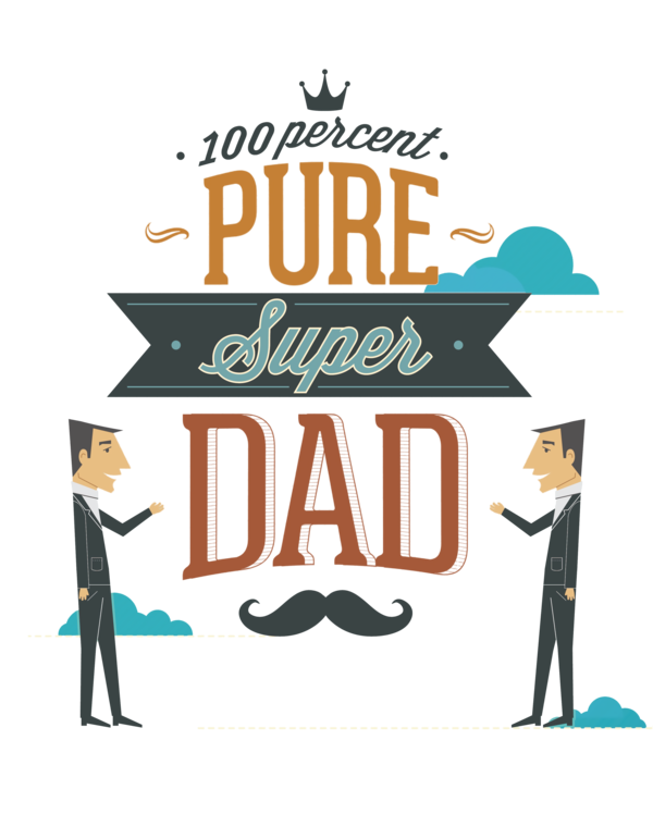 Transparent Father's Day Logo Text Font for Happy Father's Day for Fathers Day