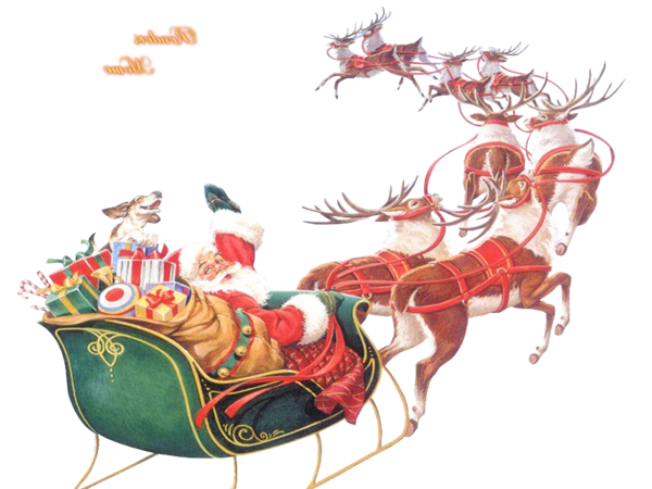 Transparent Santa Claus Birthday Ded Moroz Chicken Food for Christmas