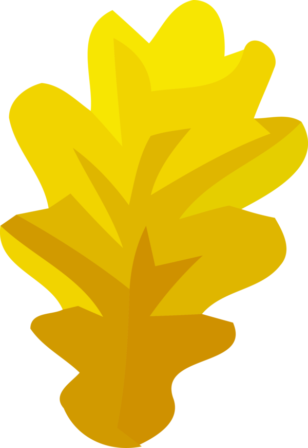 Transparent Thanksgiving Yellow Leaf Tree for Fall Leaves for Thanksgiving
