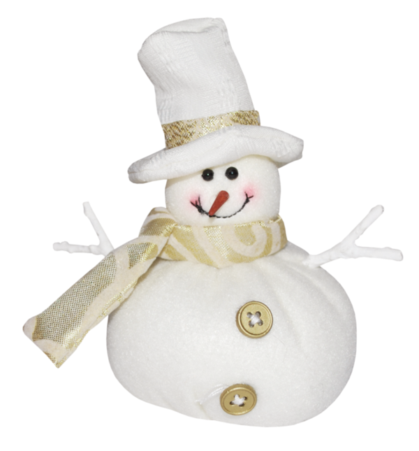 Transparent Snowman Hat Top Hat Christmas Ornament for Christmas
