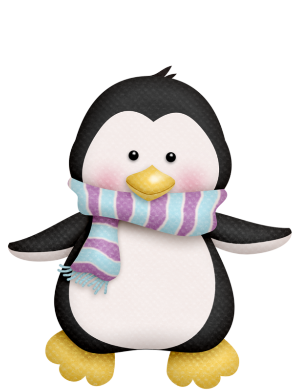 Transparent Penguin Cuteness Little Penguin Flightless Bird Stuffed Toy for Christmas