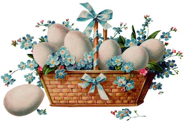 Transparent Easter Bunny Easter Egg Easter Gift Basket for Easter