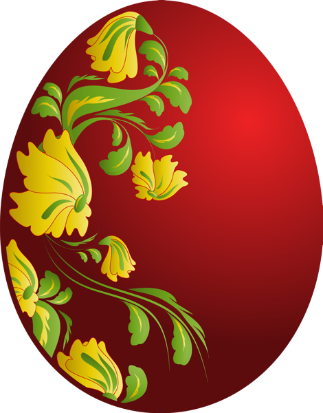Transparent Easter Egg Easter Egg Flower Yellow for Easter
