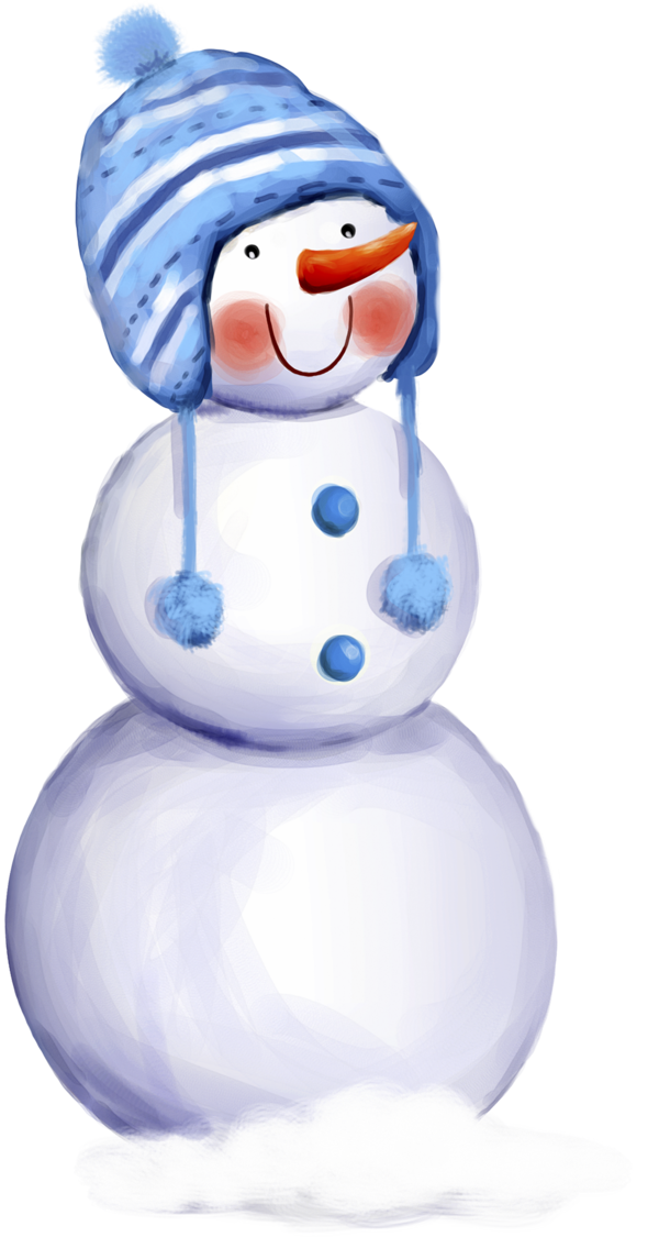 Transparent Computer Snowman Winter Christmas Ornament for Christmas