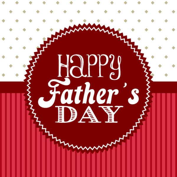 Transparent Father's Day Font Red Text for Happy Father's Day for Fathers Day