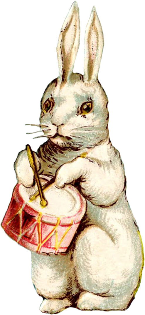Transparent Easter Bunny Easter Easter Postcard Whiskers for Easter