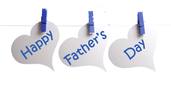 Transparent Father's Day Text Logo Technology for Happy Father's Day for Fathers Day