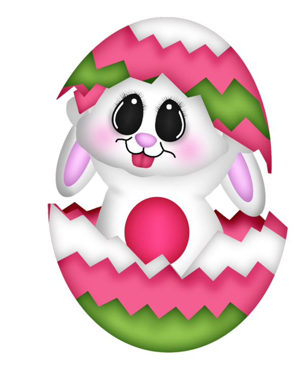 Transparent Easter Bunny Easter Leporids Pink Christmas Ornament for Easter