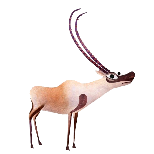 Transparent Antelope Tibetan Antelope Cartoon Tail for Christmas
