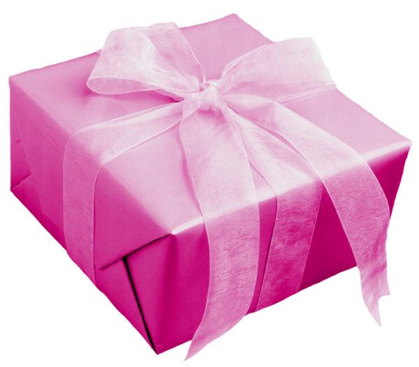 Transparent Gift Wrapping Gift Paper Pink Box for Christmas