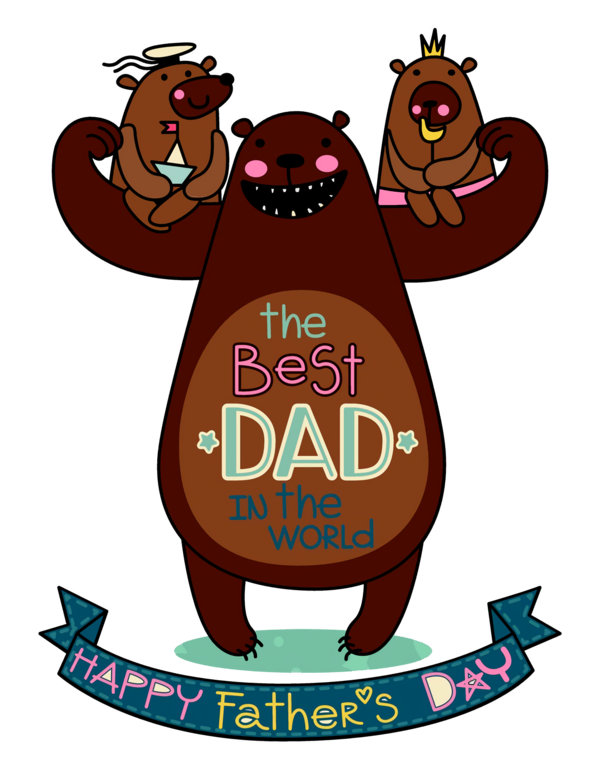 Transparent Father's Day Cartoon Groundhog day Groundhog for Happy Father's Day for Fathers Day