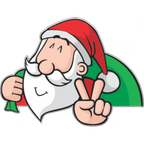 Transparent Santa Claus Ded Moroz Christmas Thumb Happiness for Christmas