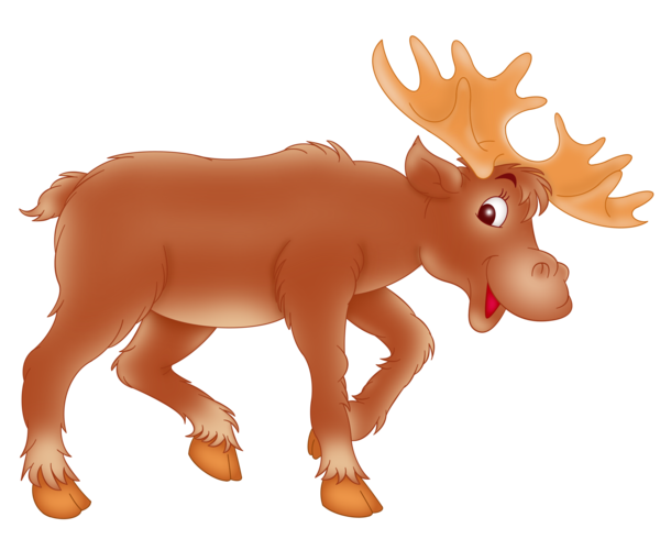 Transparent Moose Deer Child for Christmas