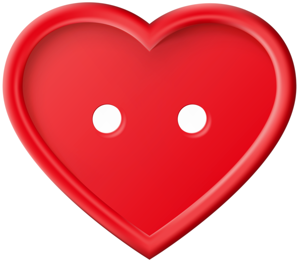 Transparent Heart Button Facebook Love for Valentines Day