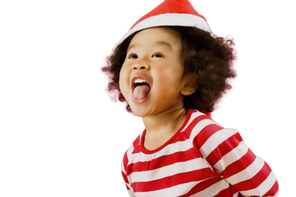 Transparent Child Facial Expression Nose for Christmas