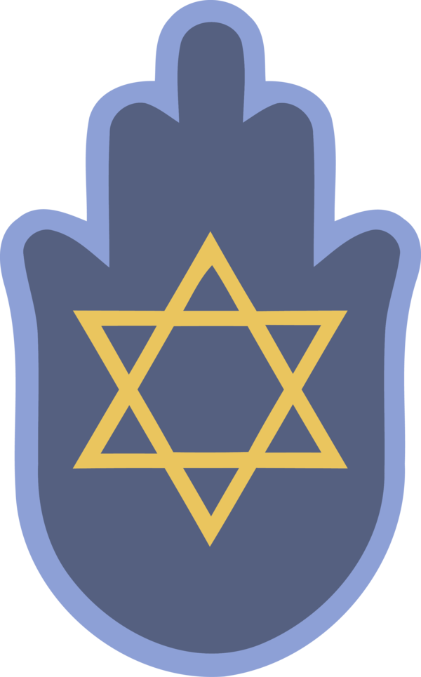 Transparent Hanukkah Logo Symbol Electric blue for Happy Hanukkah for Hanukkah