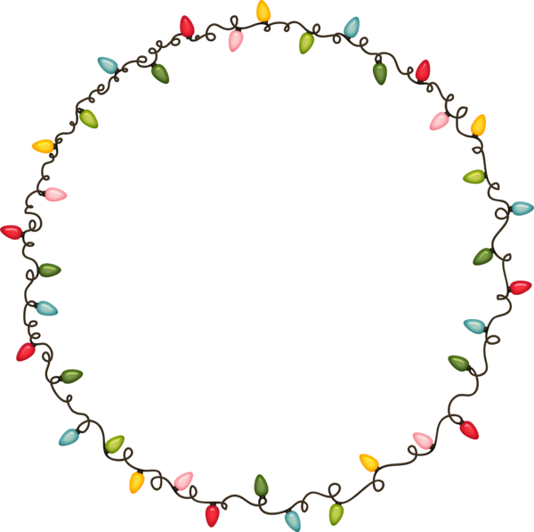 Transparent Garland New Year Christmas Jewellery Area for New Year