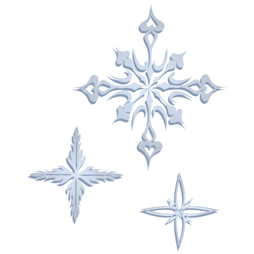 Transparent Snowflake Crystal Snow Symbol Christmas Ornament for Christmas
