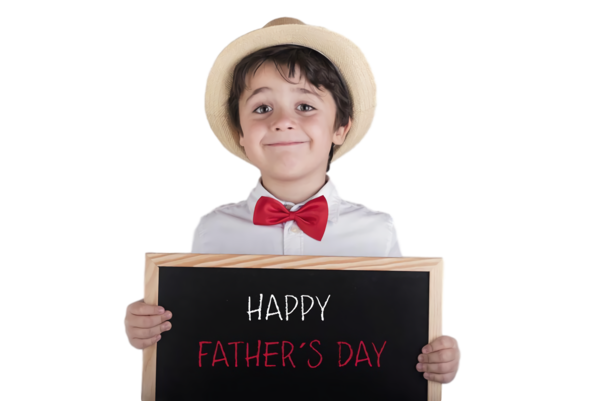 Transparent Father's Day Headgear Blackboard Hat for Happy Father's Day for Fathers Day