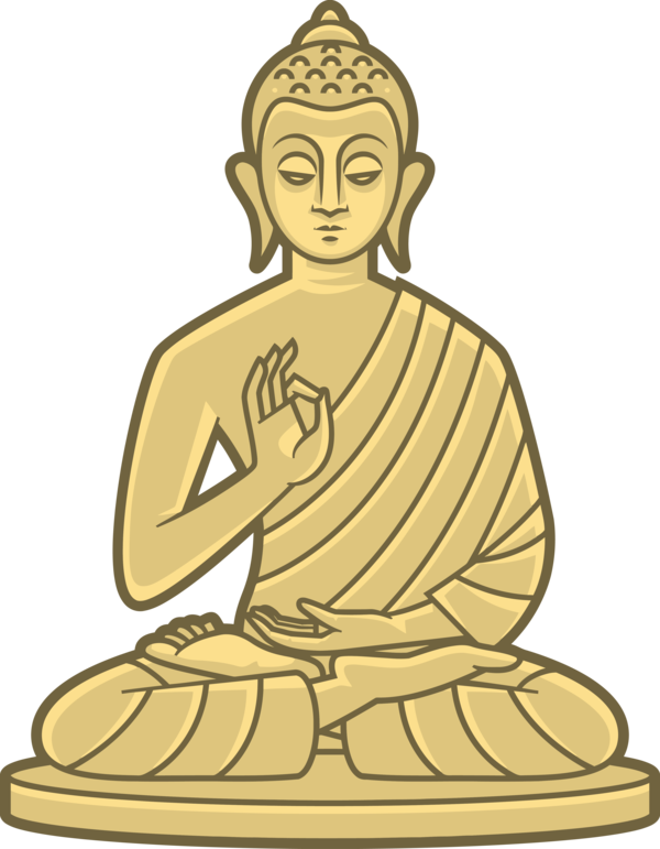 Transparent Bodhi Day Meditation Statue Zen master for Bodhi for Bodhi Day