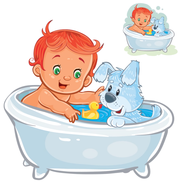 Transparent International Children's Day Bathing Baby bathing Bathtub for Children's Day for International Childrens Day