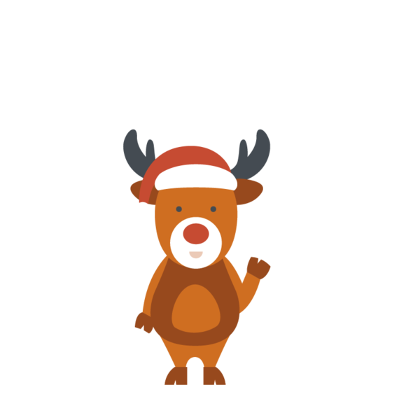 Transparent Santa Claus Reindeer Santa Clauss Reindeer Deer for Christmas