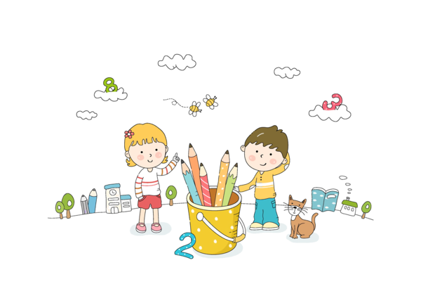 Transparent International Children's Day Cartoon People Sharing for Children's Day for International Childrens Day