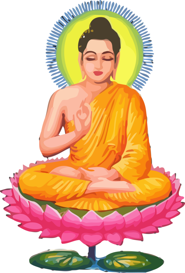 Transparent Bodhi Day Guru Sitting for Bodhi for Bodhi Day
