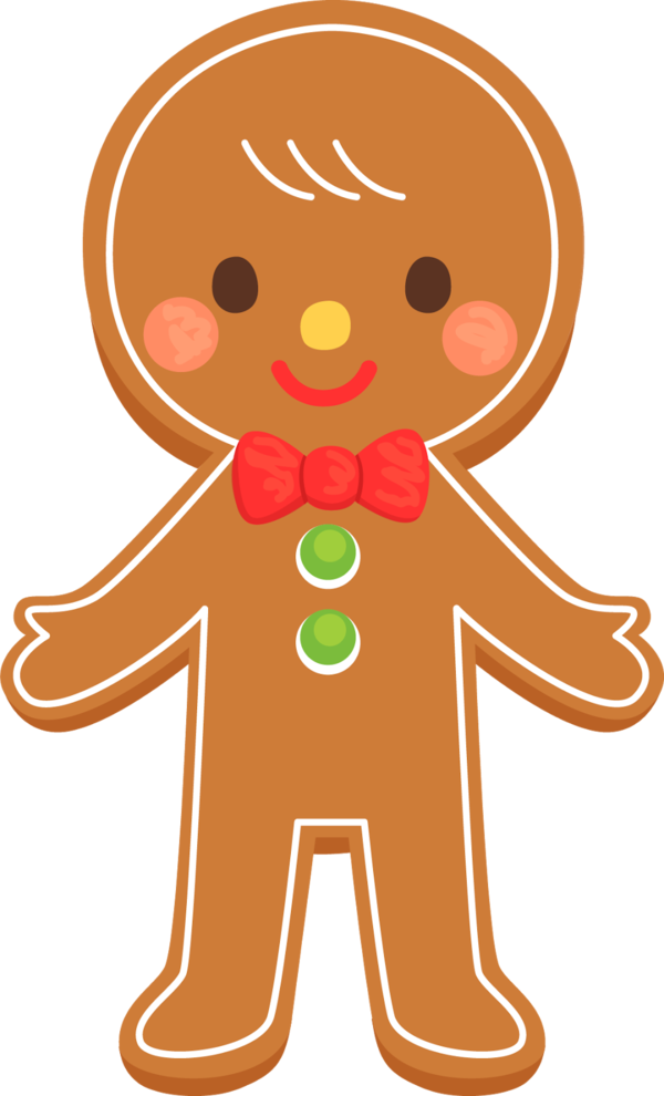 Transparent Gingerbread Man Gingerbread Biscuit Food Christmas for Christmas