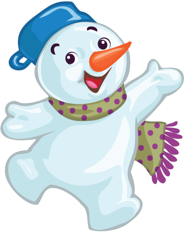 Transparent Snowman Christmas Cartoon Hand for Christmas