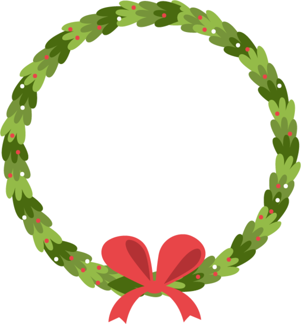 Transparent Wreath Christmas Gift Heart Flower for Christmas