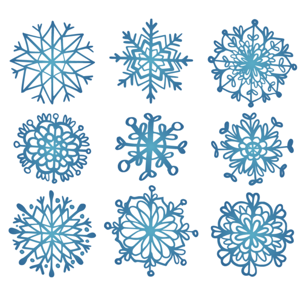 Transparent Snowflake Drawing Christmas Blue Symmetry for Christmas