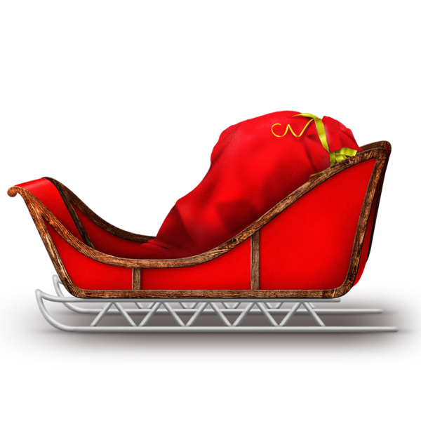 Transparent Sled Christmas Ski Couch Shoe for Christmas