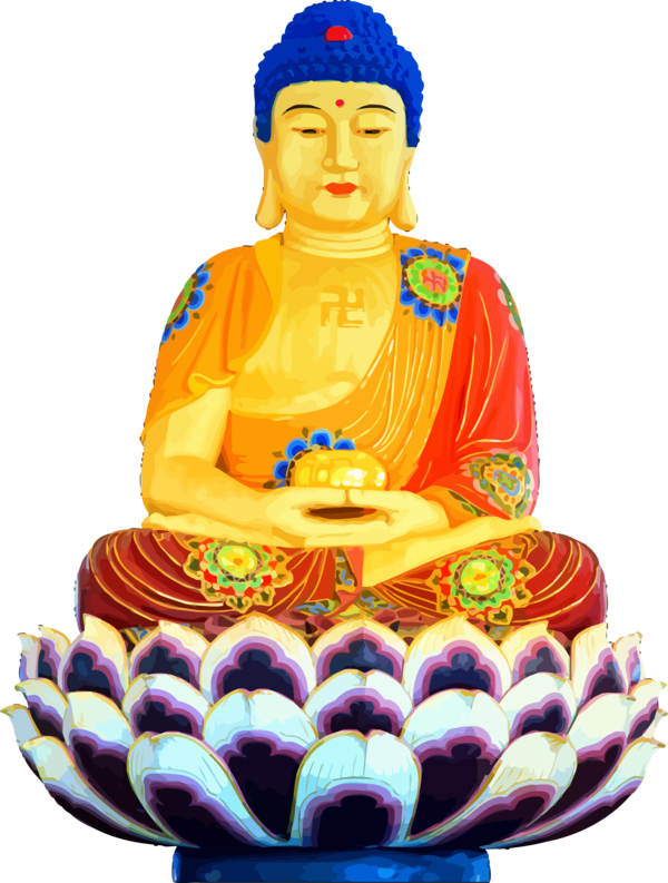 Transparent Bodhi Day Guru Statue for Bodhi for Bodhi Day