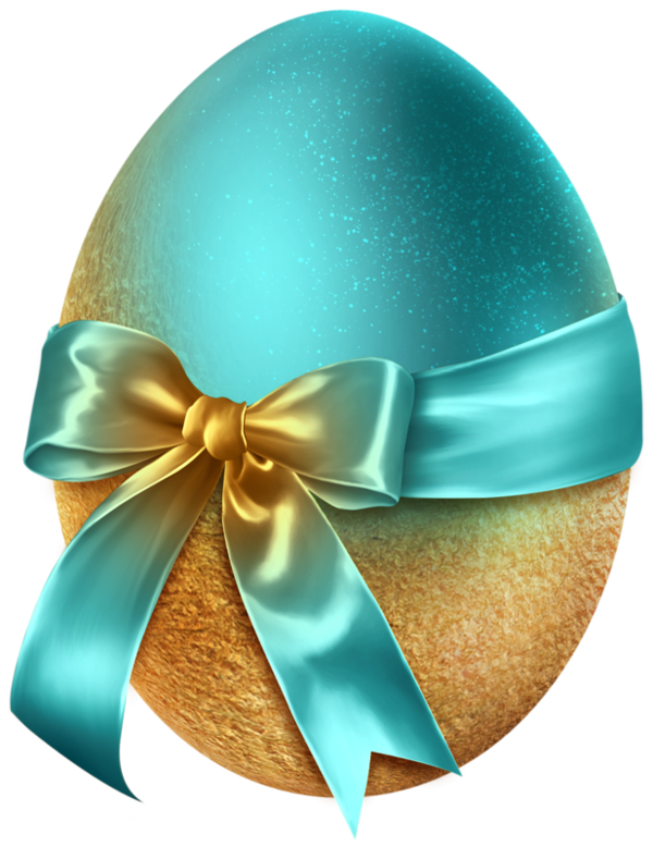 Transparent Easter Egg Christmas Turquoise Aqua for Easter