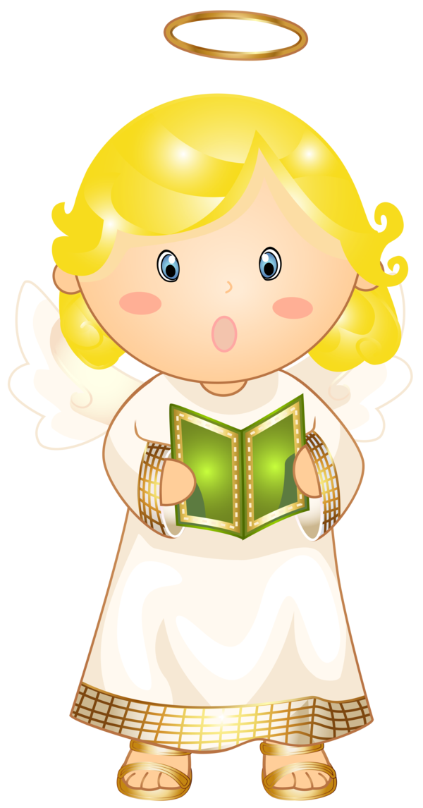 Transparent Angel Cartoon Peri Boy Child for Christmas