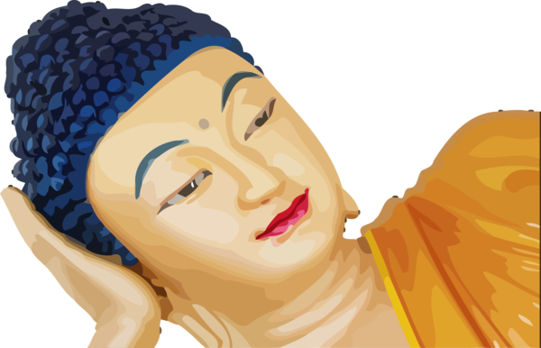 Transparent Bodhi Day Face Skin Head for Bodhi for Bodhi Day