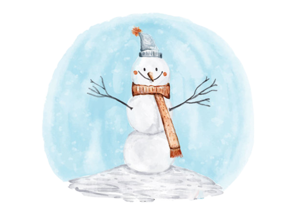 Transparent Snowman Winter Computer Software Christmas Ornament for Christmas