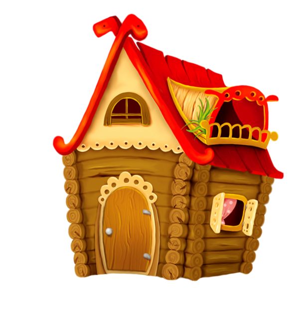 Transparent House Drawing Child Christmas Ornament Gingerbread House for Christmas