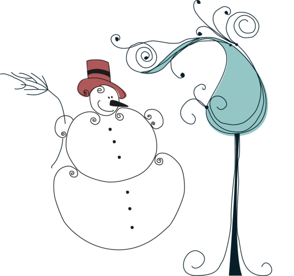 Transparent Daxue Snowman Snow Area Material for Christmas