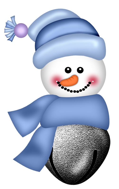 Transparent Snowman Snow Hat Smile for Christmas